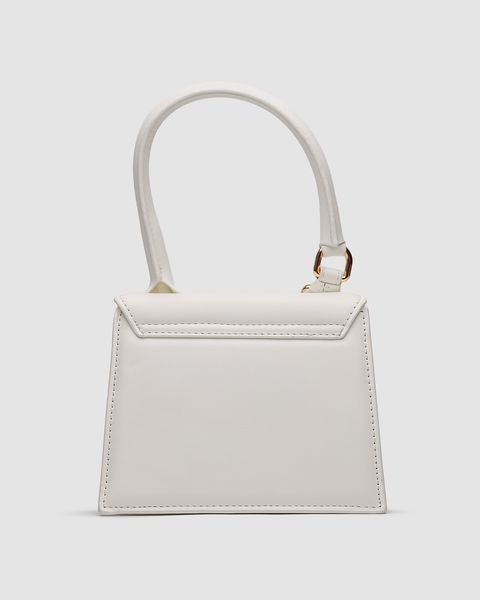 Жіноча сумка Jacquemus Le Chiquito Moyen Boucle White 99447-В наявності фото