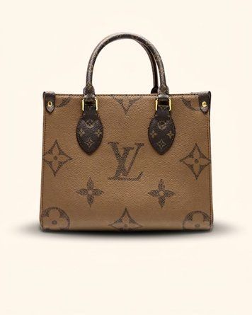 Жіноча сумка Louis Vuitton OnTheGo PM Monogram Reverse Canvas 991225-В наявності фото