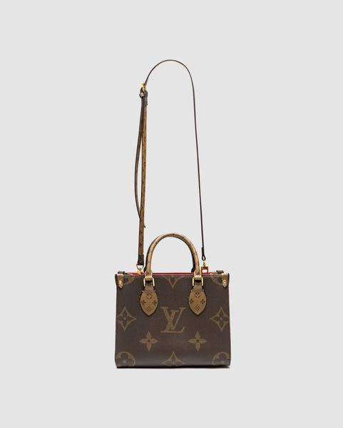 Жіноча сумка Louis Vuitton OnTheGo PM Monogram Reverse Canvas 991225-В наявності фото